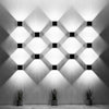 Sleek Sollux Lighting Wall Lamp QUAD 1 White wall fixture