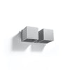 Wall lights for living room – Sollux Lighting Wall lamp QUAD 2 grey
