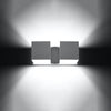 Wall lights for living room – Sollux Lighting Wall lamp QUAD 2 white