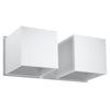 Modern design for stylish home lighting Wall lamp QUAD 2 white