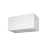 Aluminum light in wall Sollux Lighting Wall lamp QUAD MAXI white