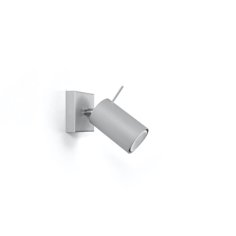 Sollux Lighting Wall Lamp RING 1 Grey