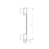 Contemporary wall lighting Sollux Lighting Wall lamp SAPPO L black 3000K
