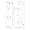 LED Sollux Lighting Wall Lamp SAPPO M for wall decor
