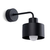 Black wall lamp Sollux Lighting SAVAR 1 with minimalist design