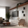 Scandinavian-style Sollux Lighting Wall lamp SENSES black