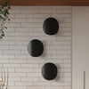Minimalist lighting with Sollux Lighting Wall lamp SENSES black