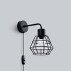 Contemporary Sollux Lighting wall lamp SUBA Black in a stylish home.
