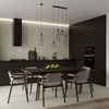 Modern Sollux Lighting Wall Lamp SUBA Black in a minimalistic setting.

