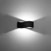 Elegant Sollux Lighting Wall lamp TILA 30 black
