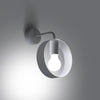 High-quality steel Sollux Lighting Wall Lamp TITRAN 1 White for durability