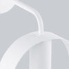 Soft curves of Sollux Lighting Wall Lamp TITRAN 1 White enhance interior decor