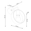 Scandinavian-inspired Sollux Lighting Wall Lamp TITRAN 1 White for warmth