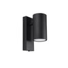 Modern Sollux Lighting UTTI wall lamp in black for living room