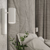 Clean and simple design Sollux Lighting UTTI white wall lamp