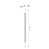 Stylish led lights by Sollux Lighting Wall Lamp VALO Black
