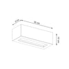 Concrete wall lamp for living room lighting: VEGA 30
