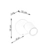 Chic lighting design: Sollux Lighting Wall Lamp VERDO White.
