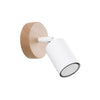 White wall light fixture: Sollux Lighting Wall Lamp VERDO White.
