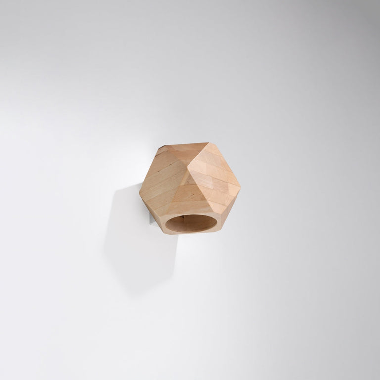 Sollux Lighting Wall Lamp WOODY Natural Wood