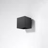 Stylish wall lights for bedroom Sollux Lighting Wall Lamp QUAD 1 Black