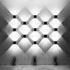 Chic wall lights Sollux Lighting Wall Lamp QUAD 1 Black