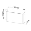 Modern wall fixture Sollux Lighting Wall Lamp Copertura White