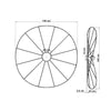 Elegant Sollux Lighting Wall lamp / Ceiling lamp ESKOLA 140 black for wall decor
