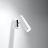 Wall lamp DIREZIONE white for bedroom lighting