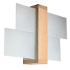 Light in wall Sollux Lighting Wall Lamp FENIKS 1 natural wood