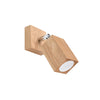 Oak finish LED Wall lamp KEKE oak