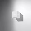 Wall lamp LOBO white with minimalist design and impact