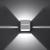 Wall lamp LOBO white for sophisticated lighting