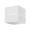 Modern Sollux Lighting Wall Lamp LOBO White for sophisticated lighting