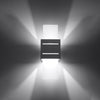 Sleek Loreto Grey wall lamp from Sollux Lighting