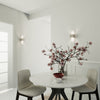 Stylish wall lamp in grey from Loreto collection