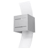 Stylish wall lamp in grey from Loreto collection