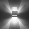 Sleek Wall lamp LORETO white in modern decor