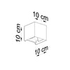 Wall lamp LUCA white LED IP54  for home accessories