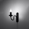 Wall lights for living room Sollux Lighting Wal Lamp MINERWA black