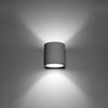 Light on the wall led lights Sollux Lighting  Wall lamp ORBIS concrete