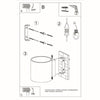 Wall fixtures Sollux Lighting Wall lamp ORBIS concrete
