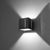Minimalist wall lights for living room Sollux Lighting Wall lamp PIXAR black