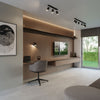 Sollux Lighting Wall Lamp RING Black light fixtures for bedroom