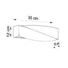 Modern wall lights for living room Sollux Lighting Wall Lamp Ceramic SIGMA MINI