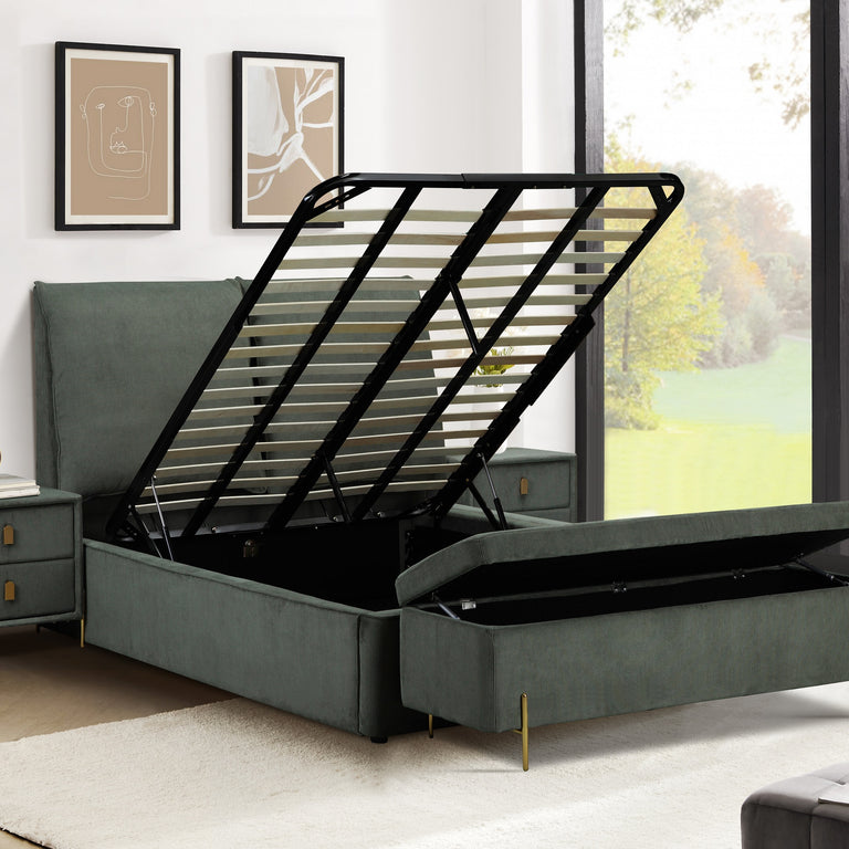 Waterford King Size Bed Green 5FT