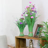 Lifelike 45cm wildflower rose arrangement centerpiece