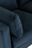 Comfortable Wren 2 Seater Sofa Navy with textured poly fabric