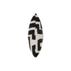 Scatterbox Cushion Zephyr Charcoal Cream side view picture