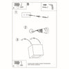 Light in wall Sollux Lighting Wall Lamp Ceramic LEO